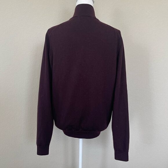 Bloomingdale’s Men’s Store Merino Wool 1/4 Zip Sweater Large - Picture 9 of 14